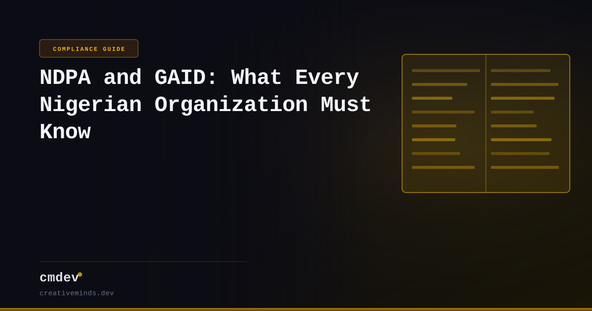 NDPA and GAID: What Every Nigerian Organization Must Know
