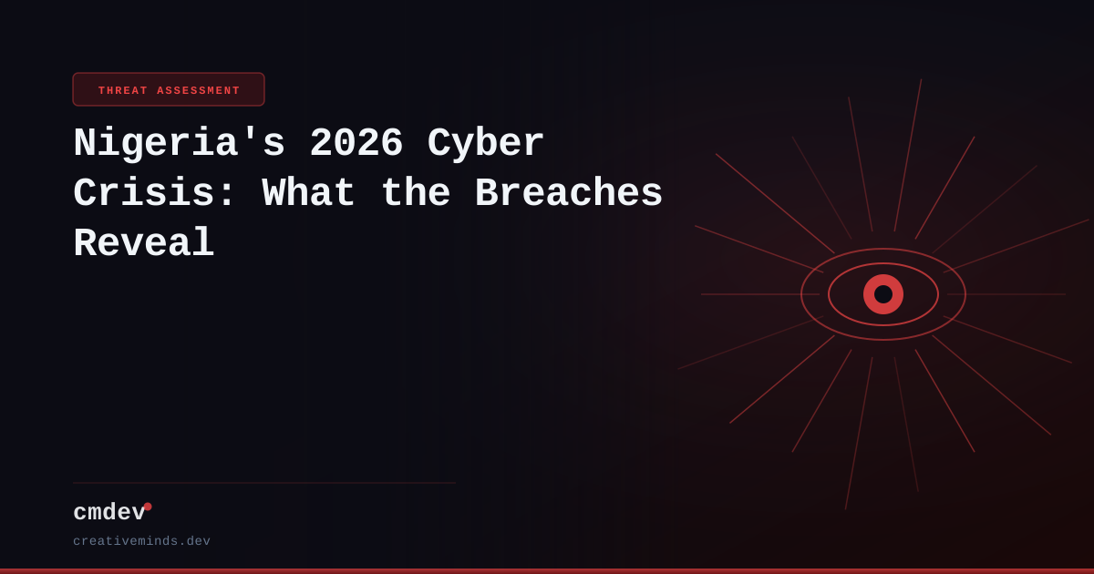 Nigeria's 2026 Cyber Crisis: What the Breaches Reveal